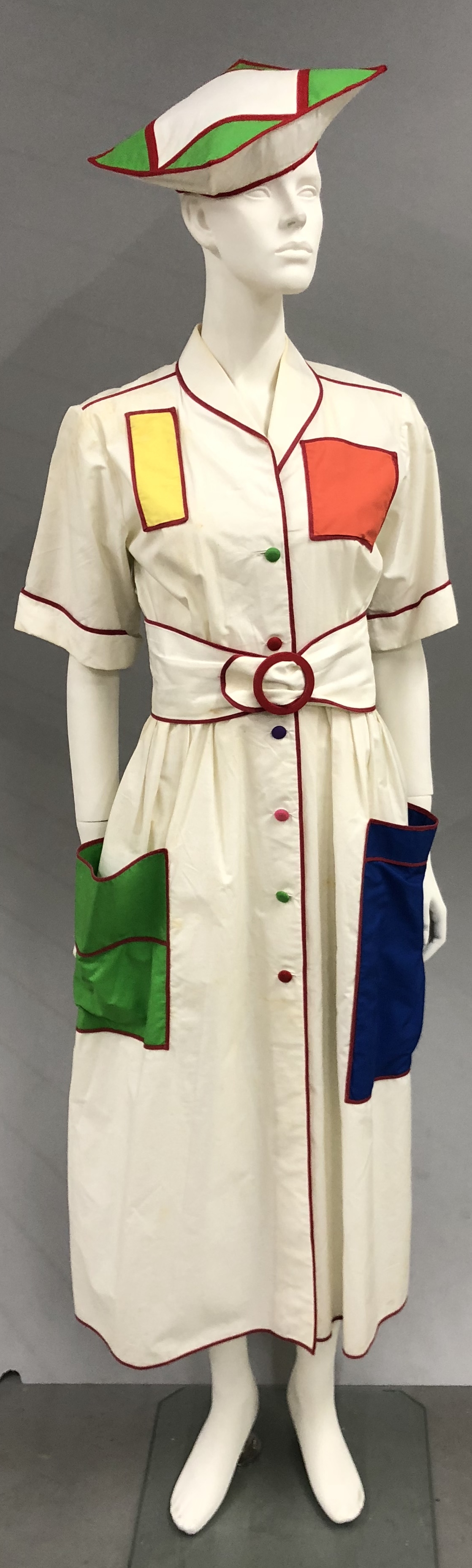 'Mondrian' outfit by Linda Jackson and Peter Tully