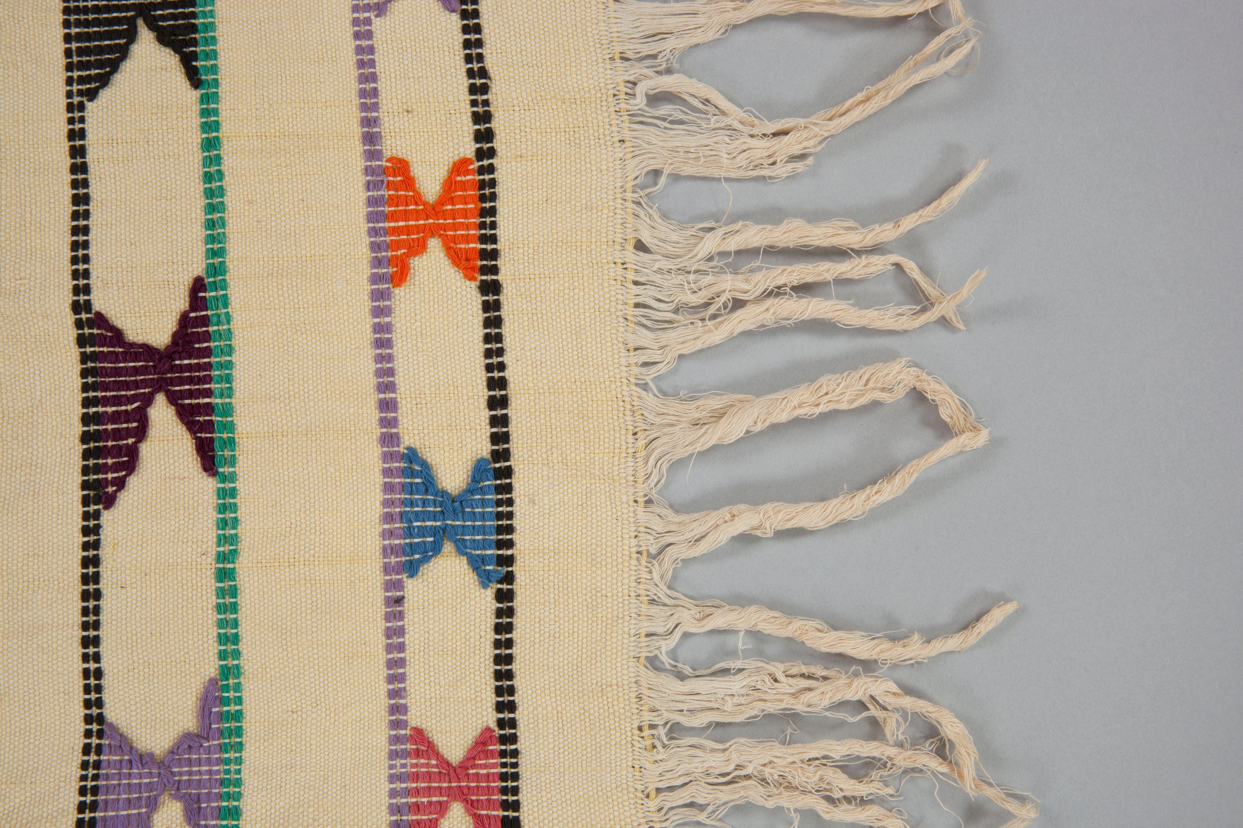 Ibo woman's woven wrapper, Akwete, West Africa
