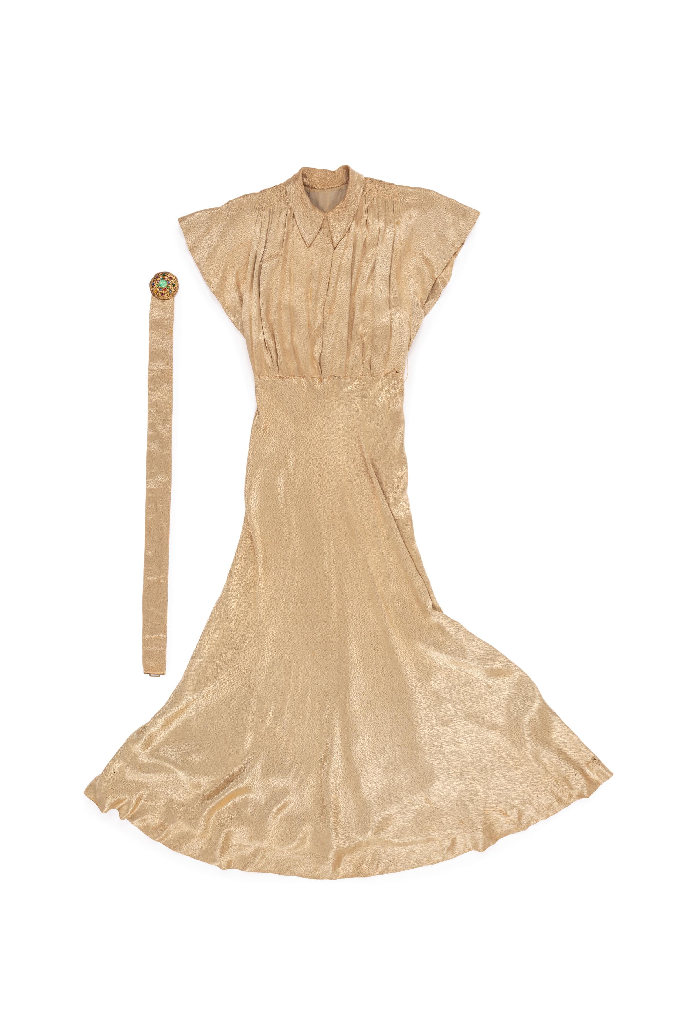 green emerald velvet dress 1933 Evening Gown E30-4327 – EvaDress Patterns main image 1