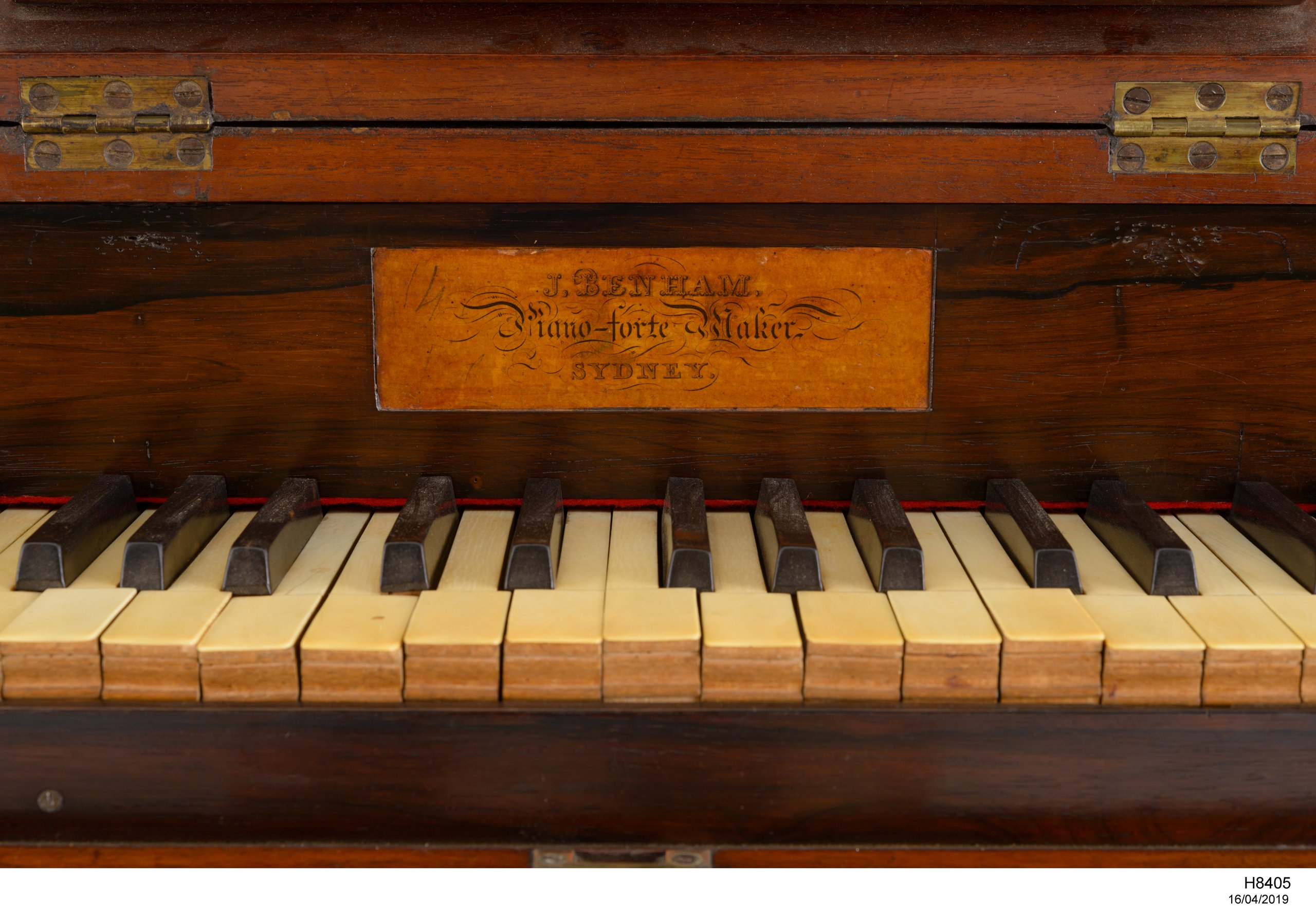Upright pianoforte by John Benham