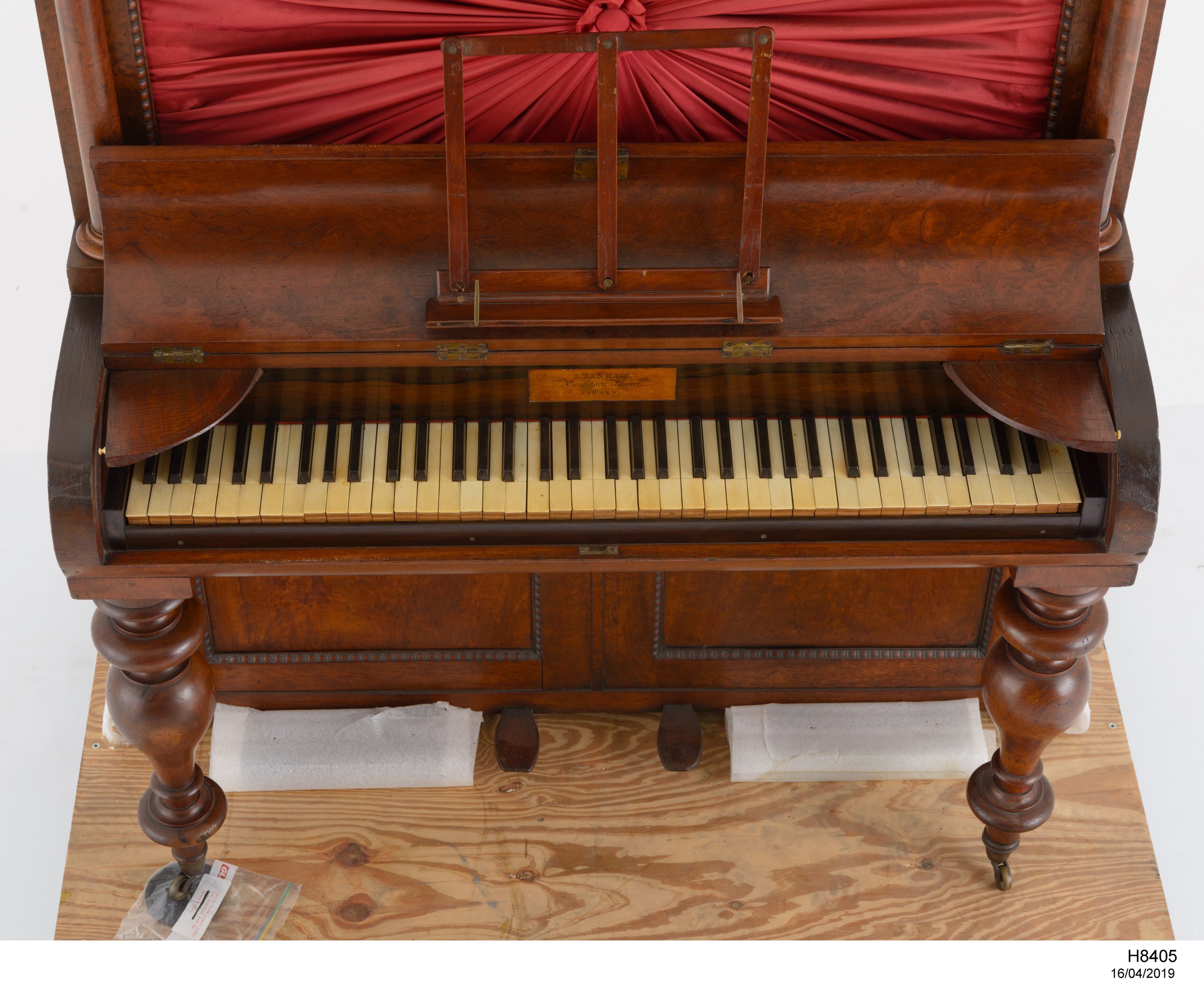 Upright pianoforte by John Benham