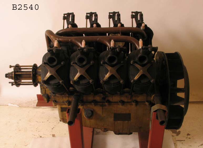 Renault 80 hp WWI aero engine made by Wolseley Motors, Birmingham, England, 1915