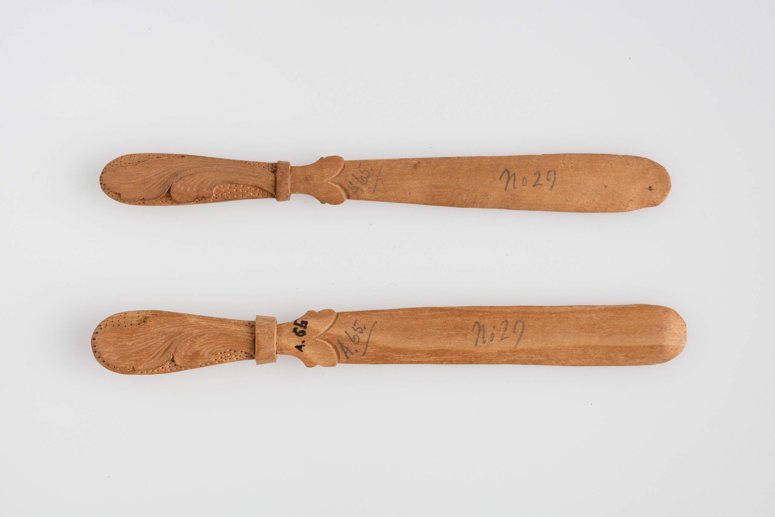Carved paper knives from Norway