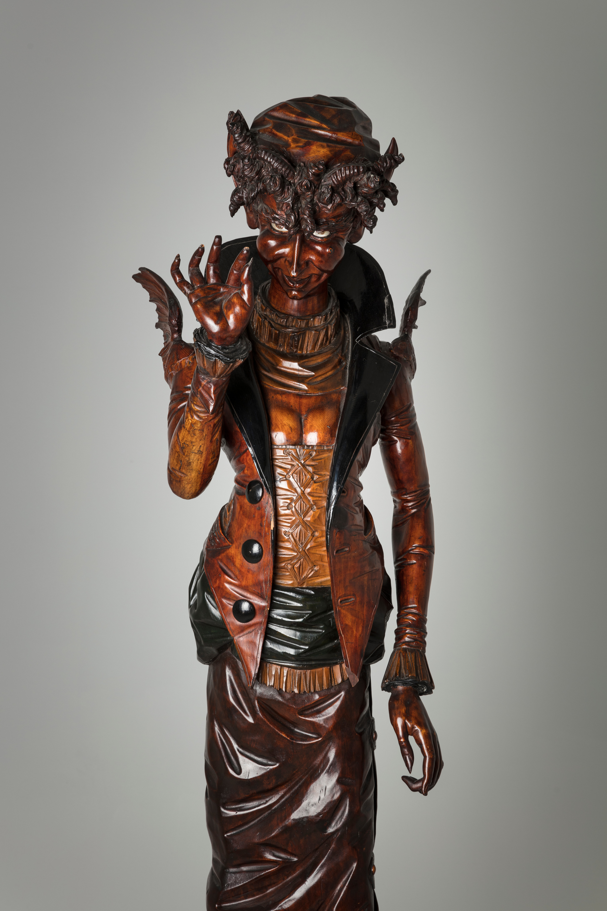 'Mrs Devil' hall figure attributed to Francesco Toso