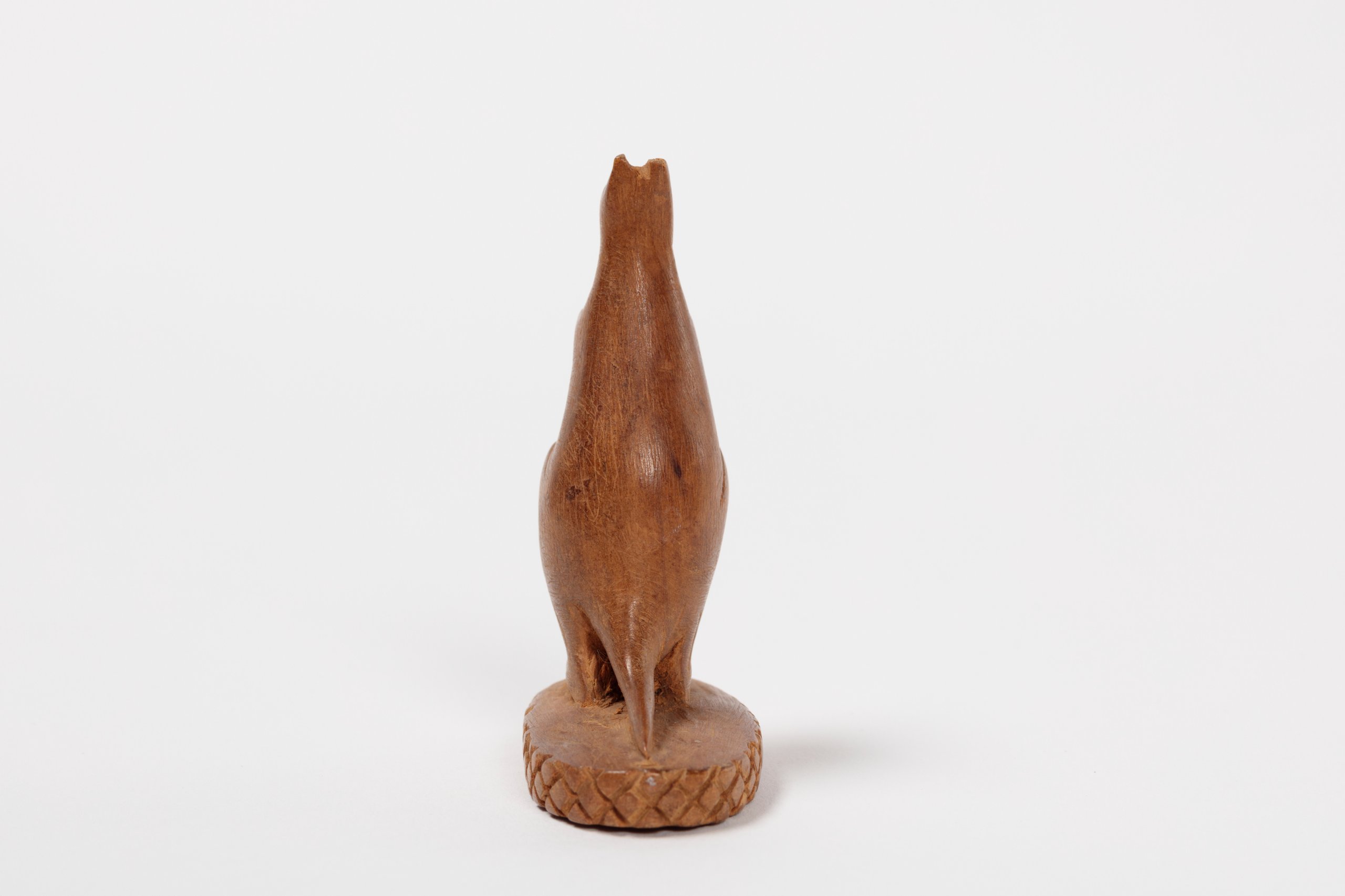 Chess piece from sandalwood chess set