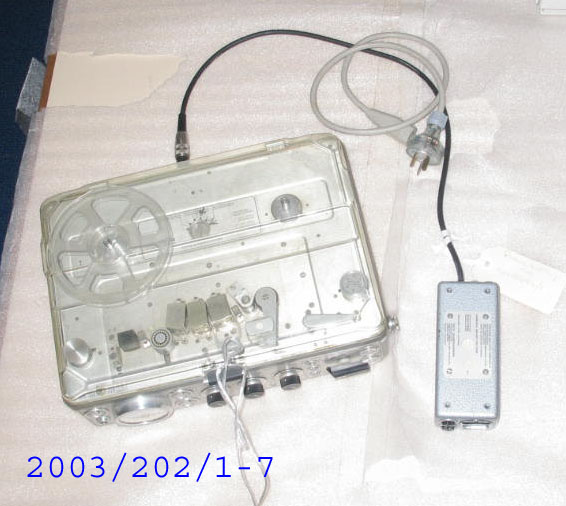 'Nagra 4.2 audio tape recorder and accessories.