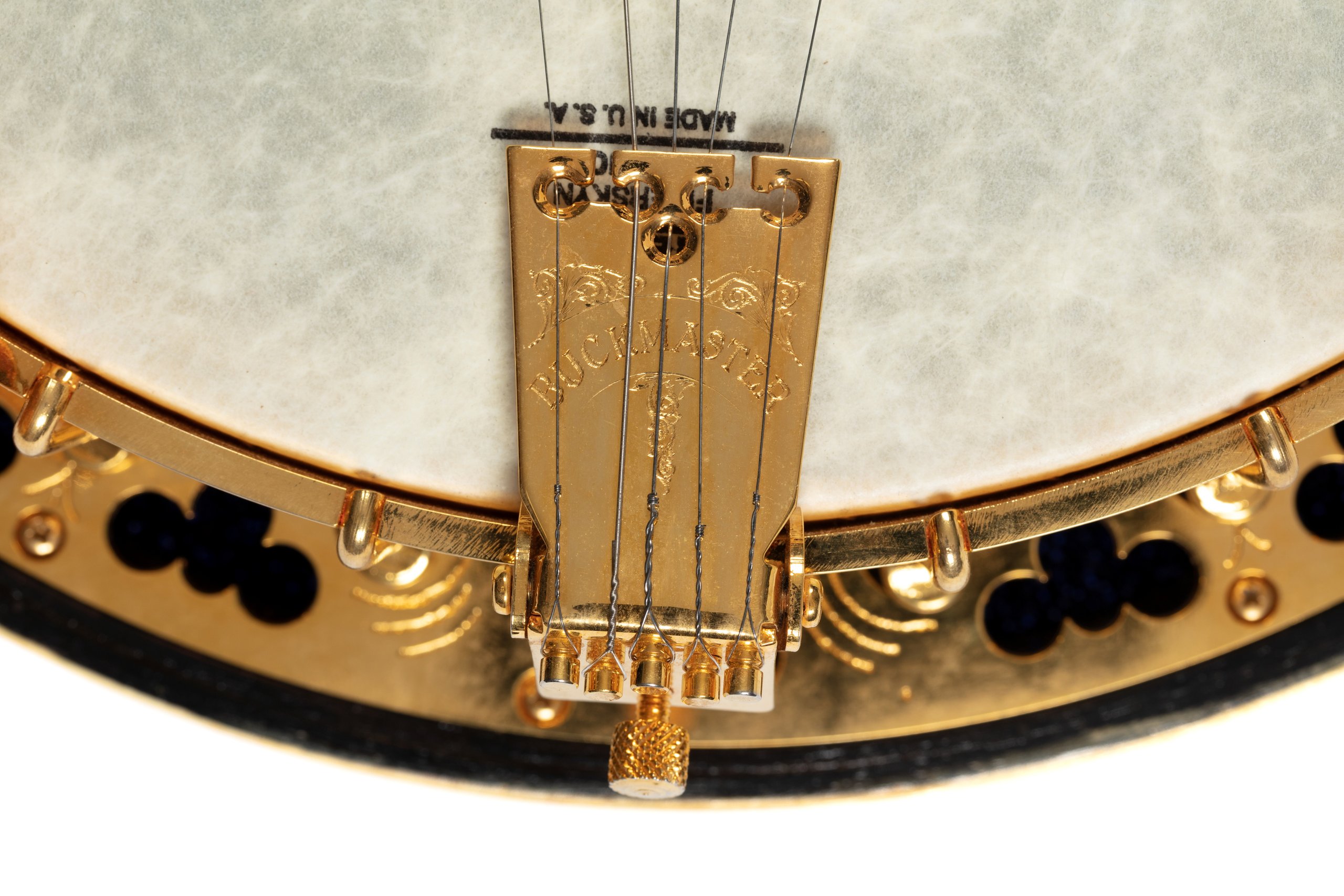 'Emperor Deluxe' five string banjo made by Roger Buckmaster