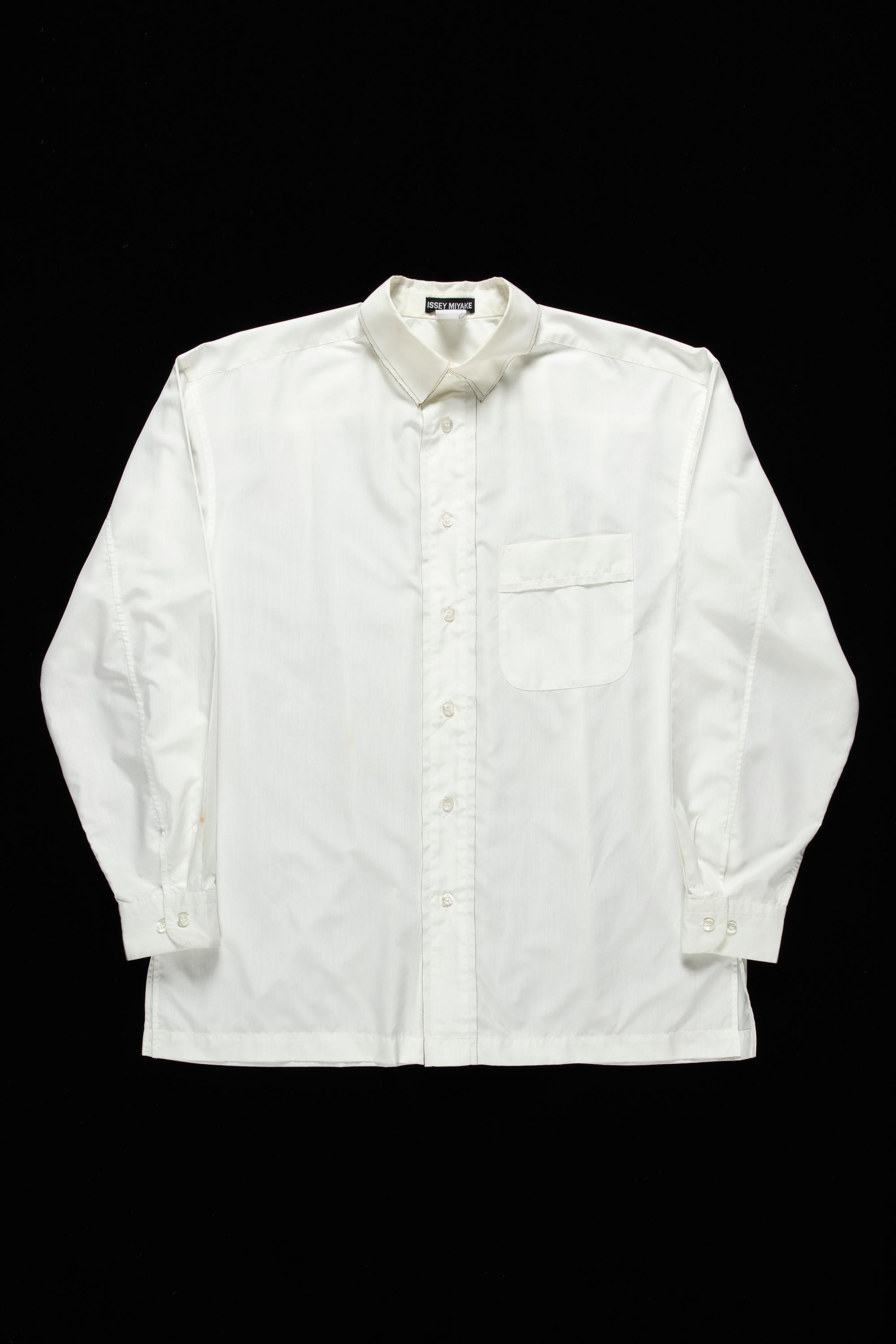 Powerhouse Collection - Mens shirt with double collar by Issey 
