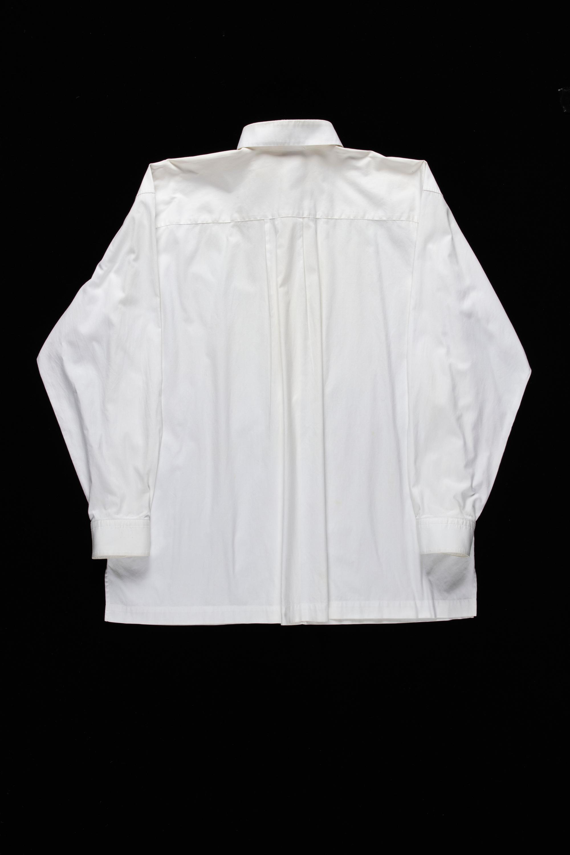 未使用　1988 ISSEY MIYAKE 長袖ポロシャツ M ホワイト 未使用 1988 ISSEY MIYAKE 長袖ポロシャツ M ホワイト 未使用