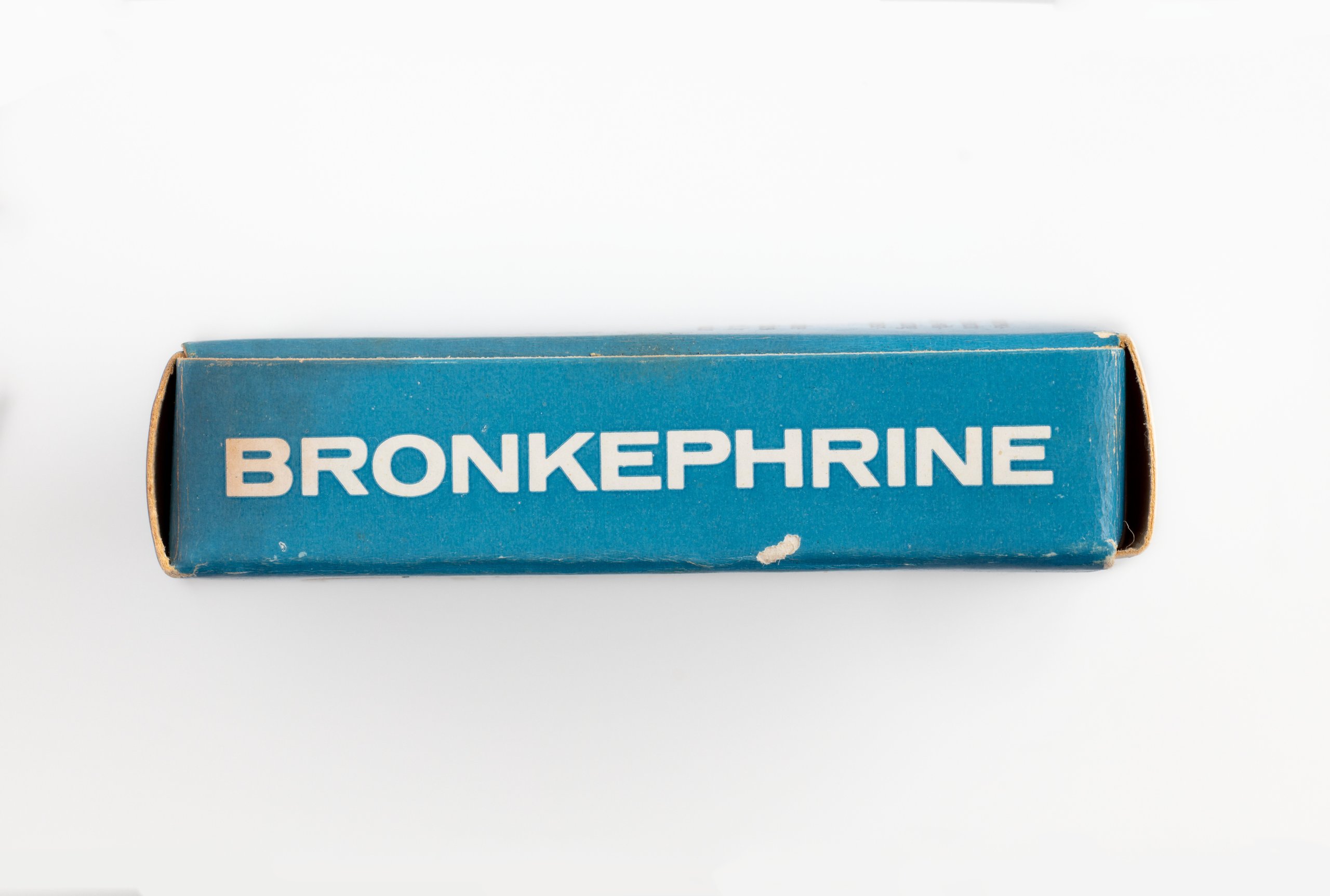 Vials of Bronkephrine made by Winthrop Laboratories