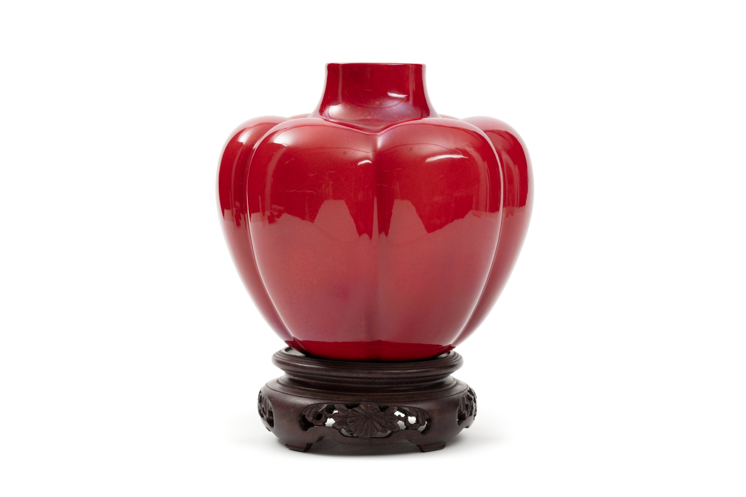 Powerhouse Collection - Rouge Flambe vase by Royal Doulton