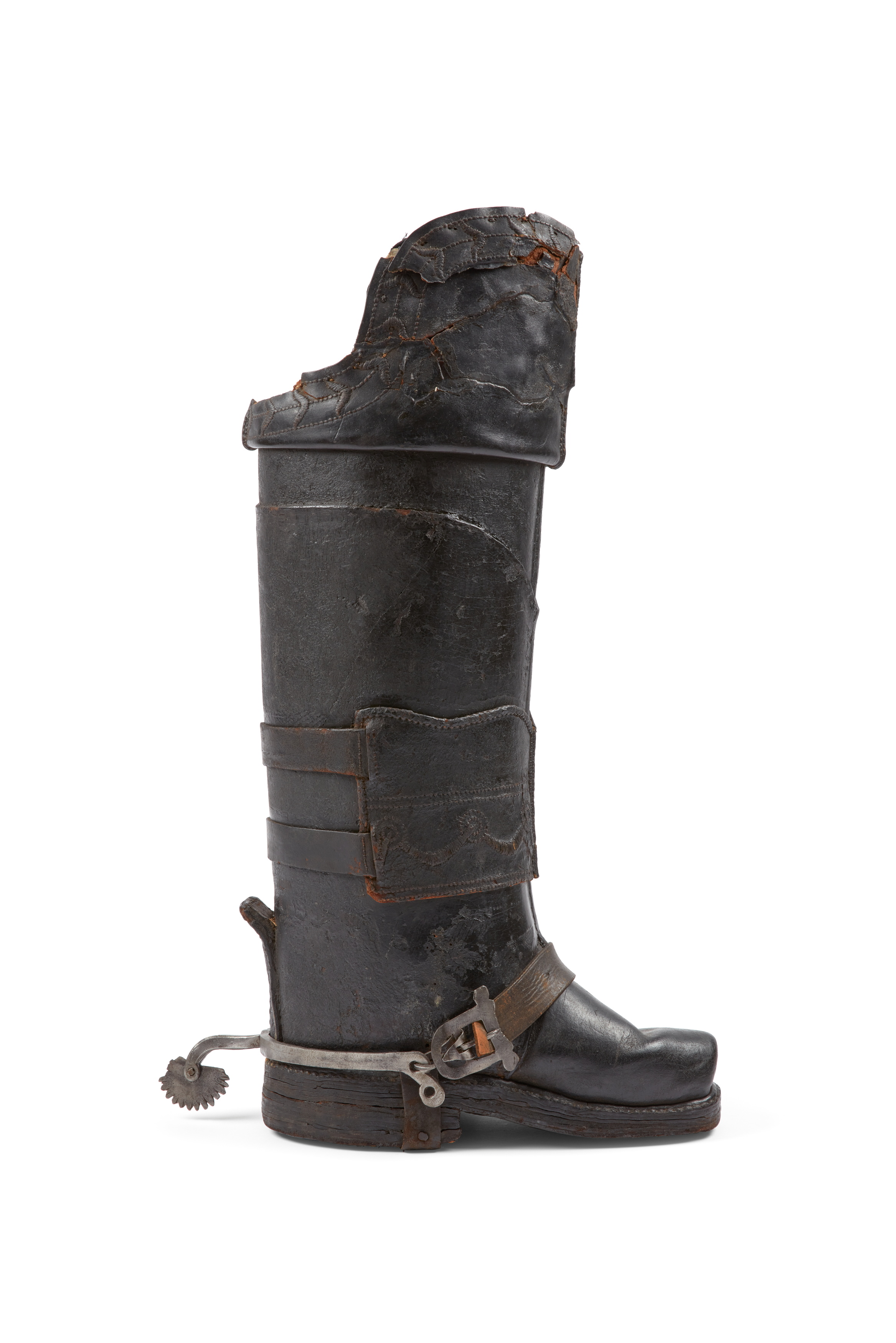 Postillion boot with spur from the Joseph Box collection