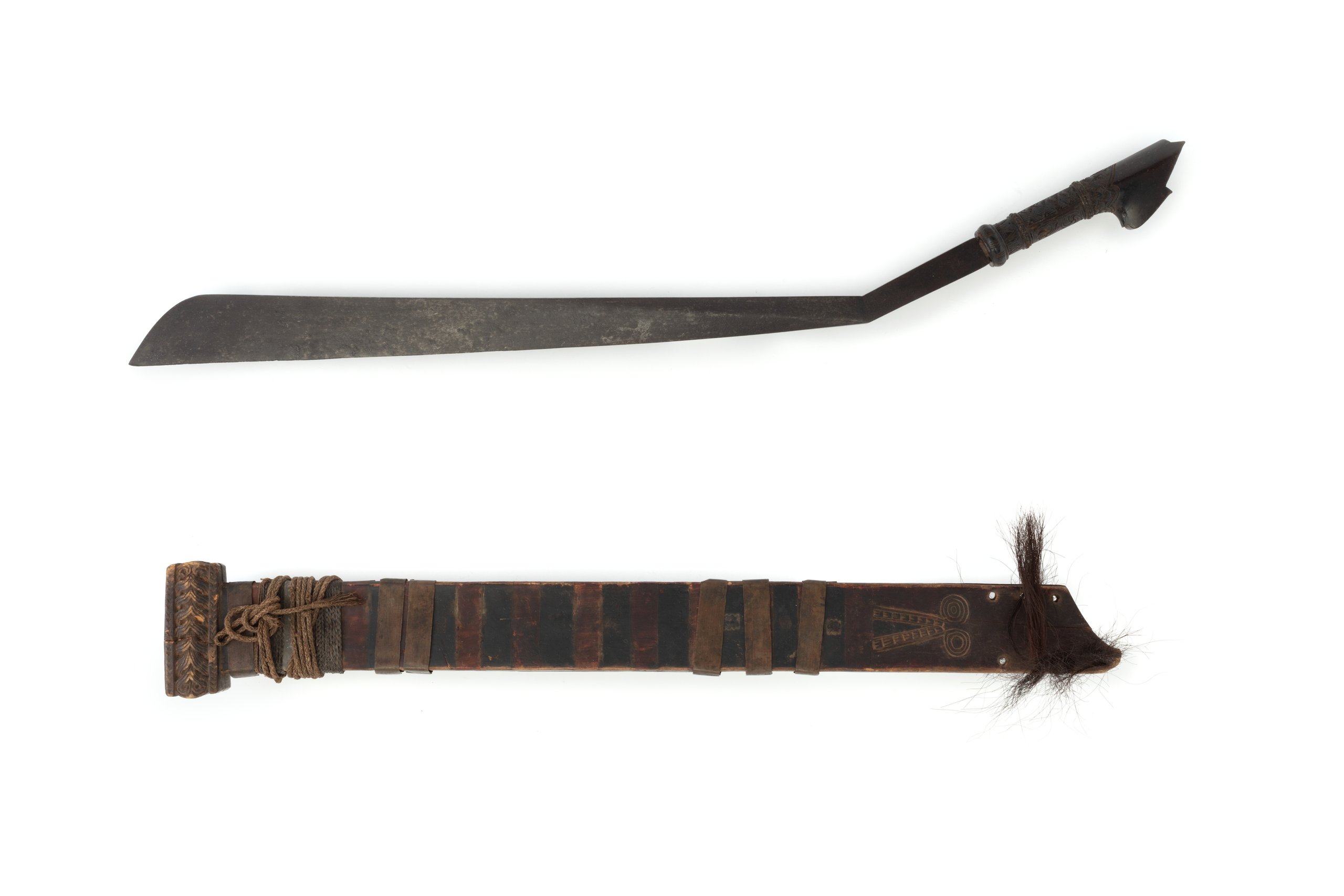 Parang latok sword and scabbard