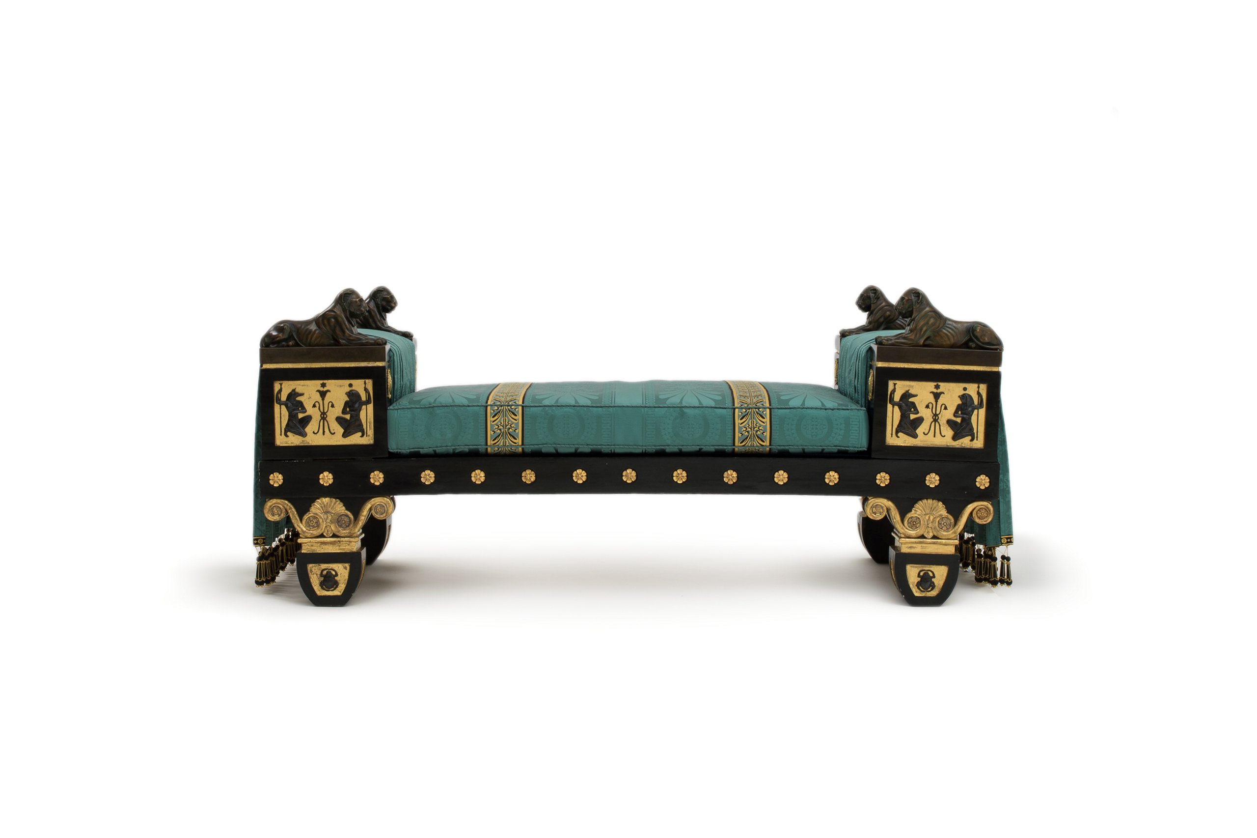 Regency Egyptian Revival style settee by Thomas Hope