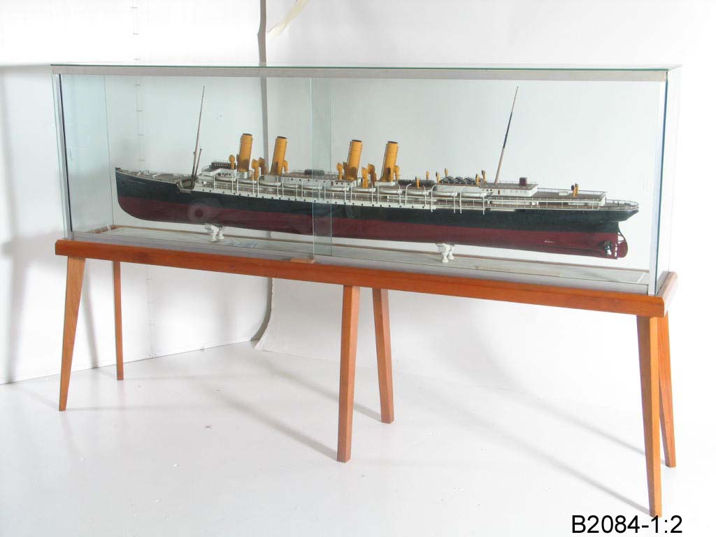 Ship model by A W Rogers from Australia