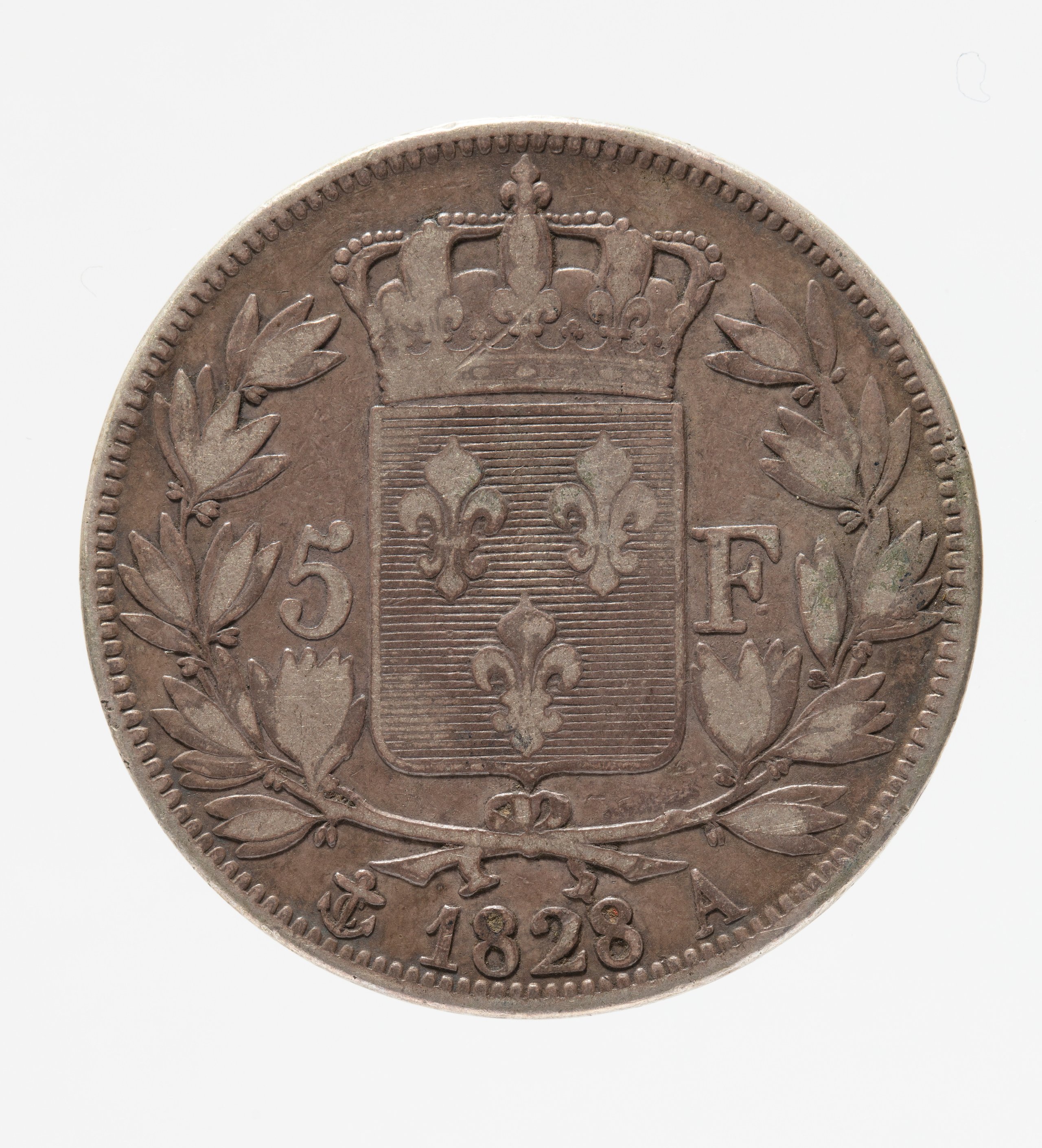 French Five Francs coin