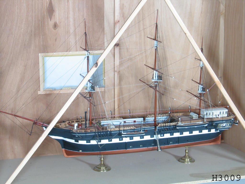 Ship model of training ship "Vernon"