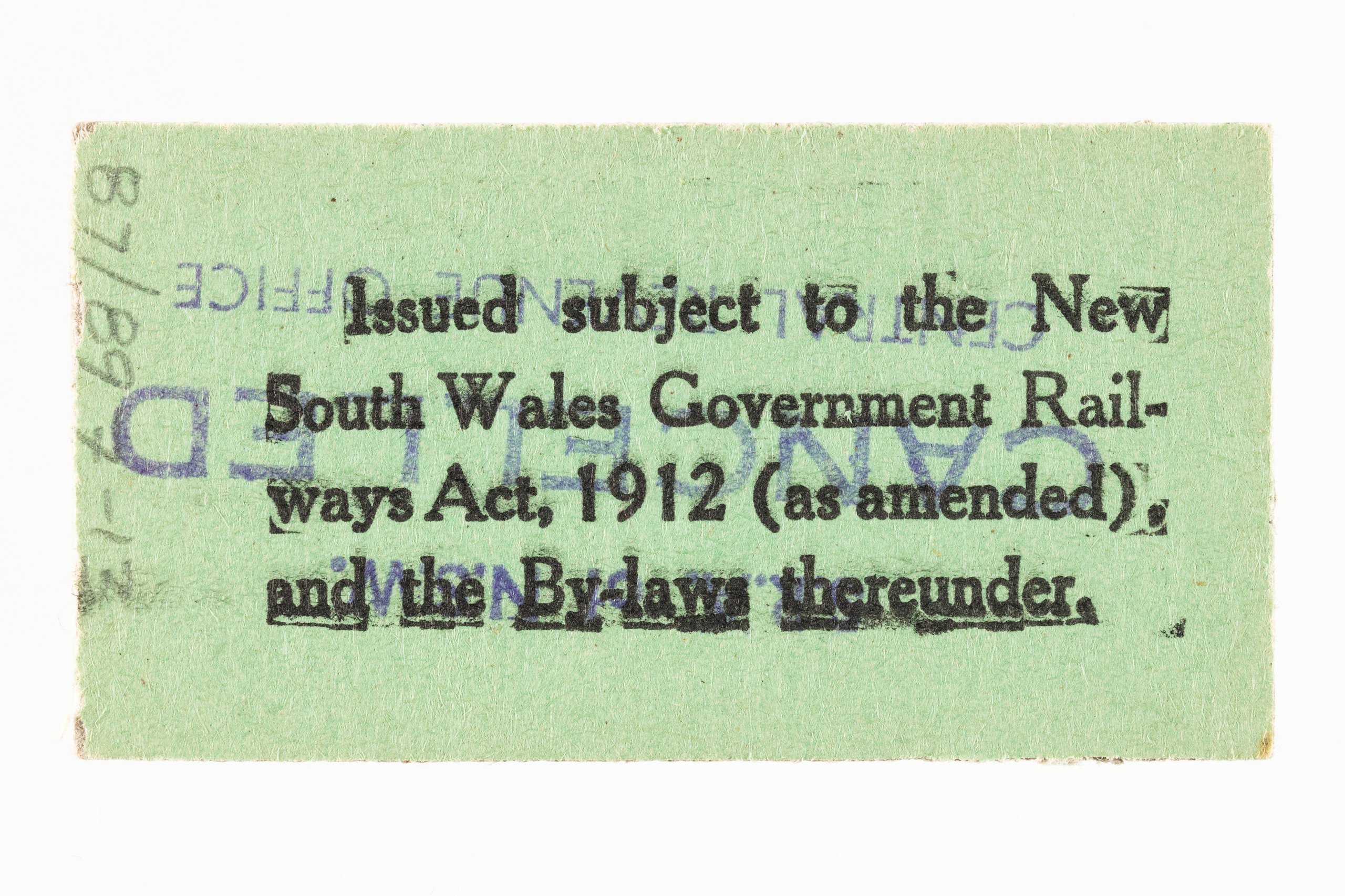 Railway ticket