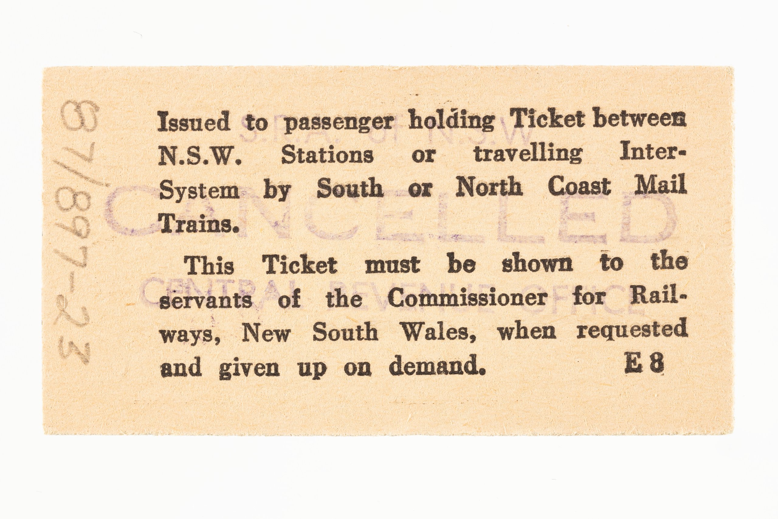 Railway ticket