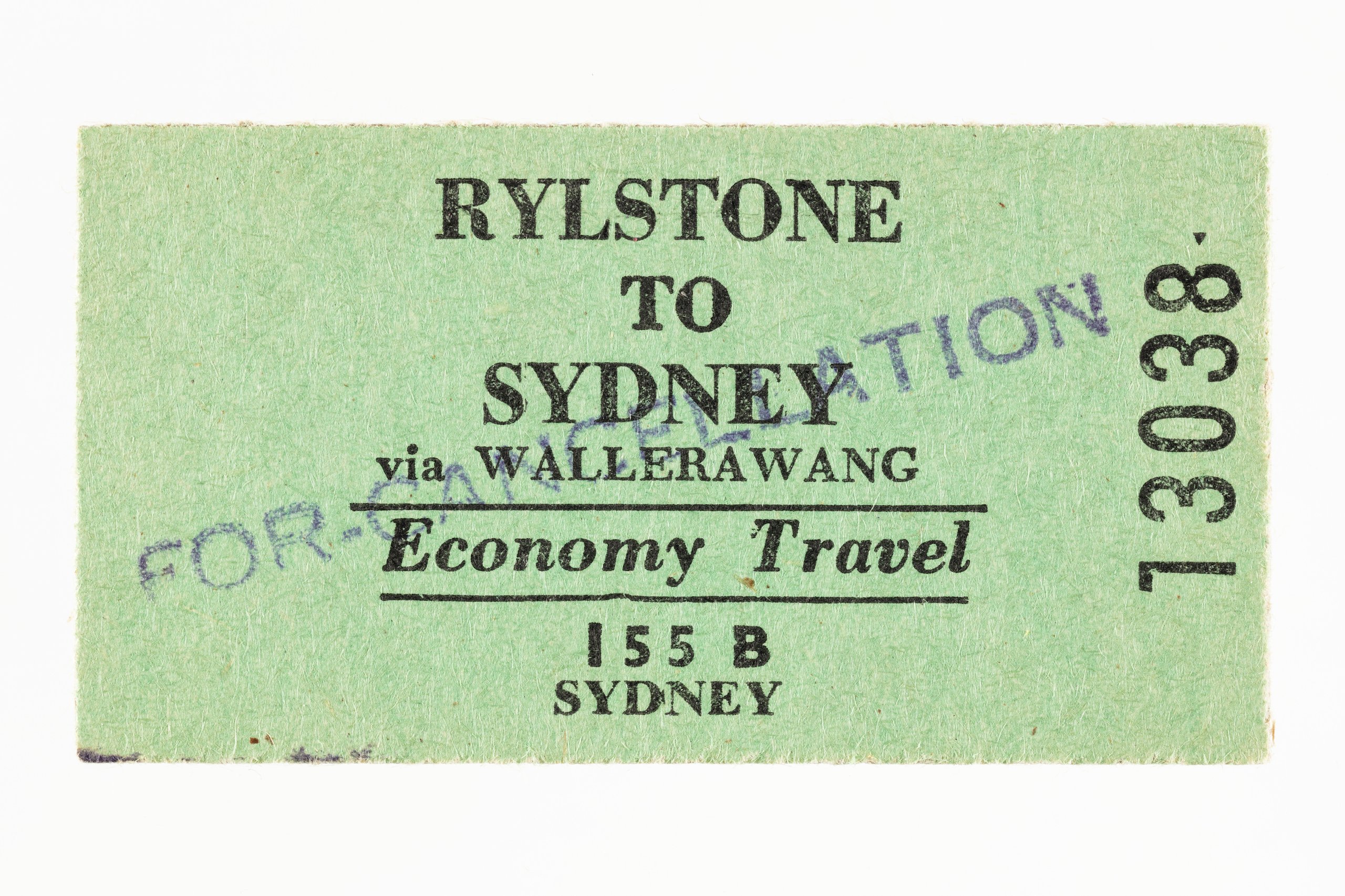 Railway ticket