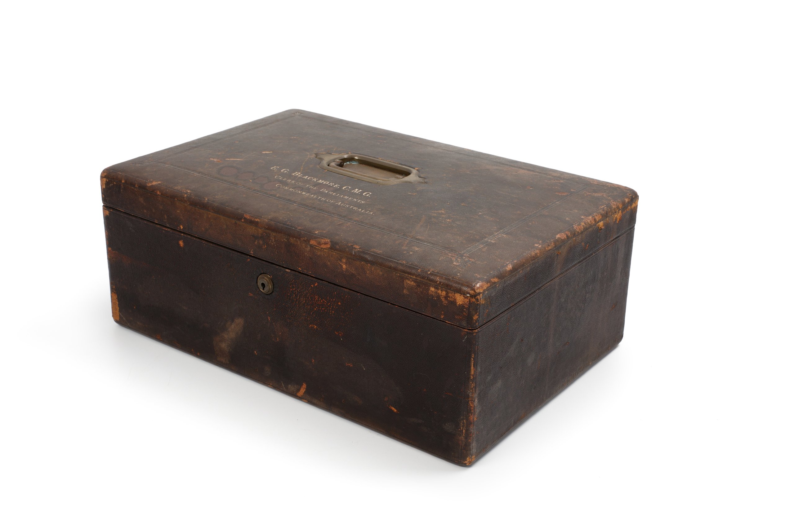 Powerhouse Collection - Despatch Box belonging to E C Blackmore, first  Clerk of the Australian Parliament
