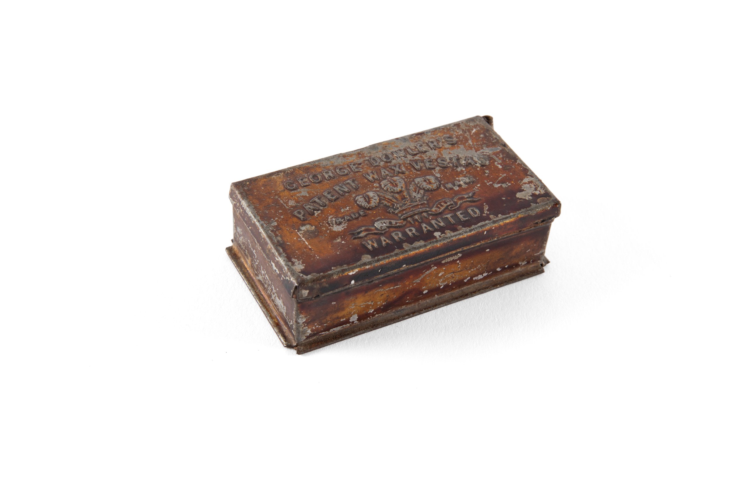 George Dowler's Patent Wax Vestas' matchbox