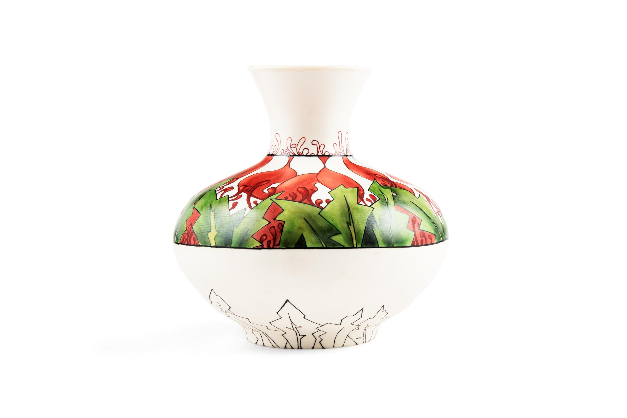 Powerhouse Collection - Porcelain vase by Sandra L Brown and Seija