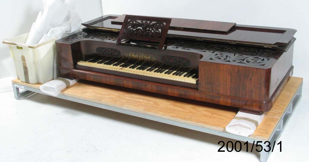 Square piano made by Collard & Collard