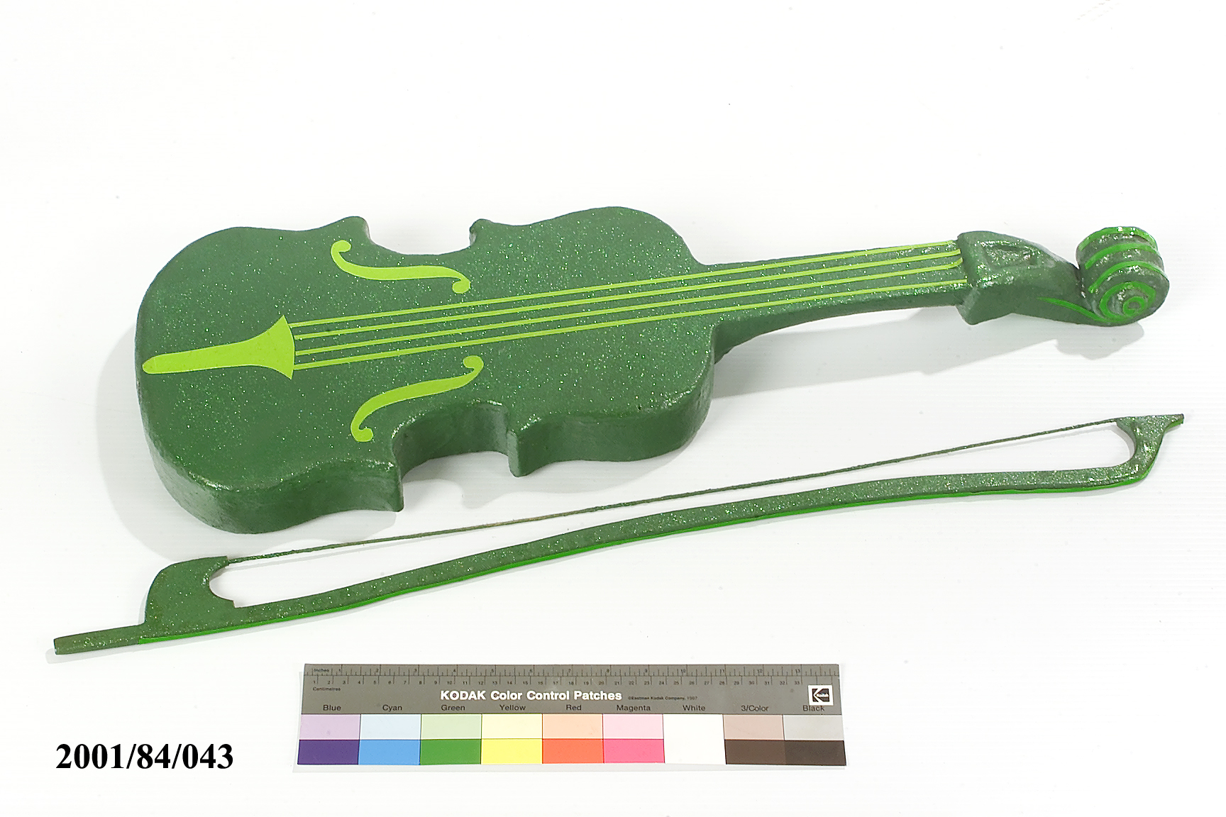 Violin and bow performance prop used in the Sydney Olympic Games Opening Ceremony