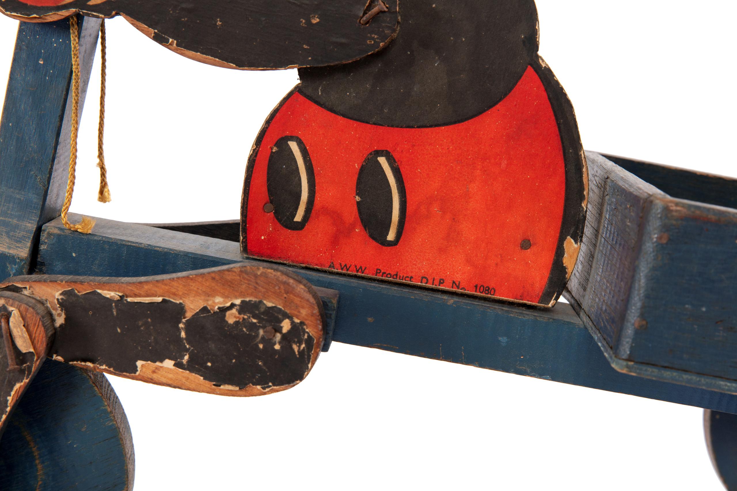 Powerhouse Collection - Mickey Mouse pull toy tricycle, 1944