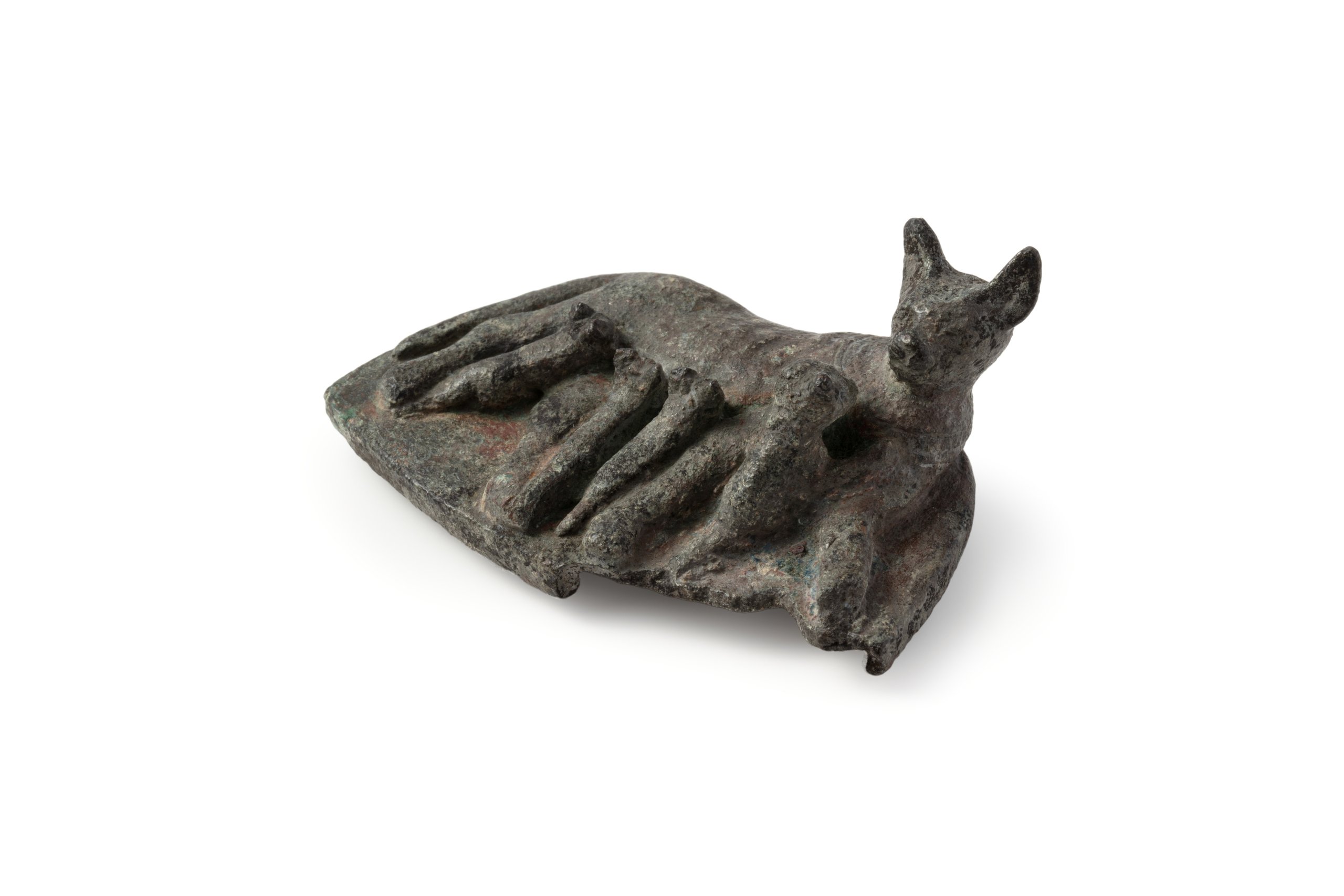 Bronze Bastet cat figurine, Egypt