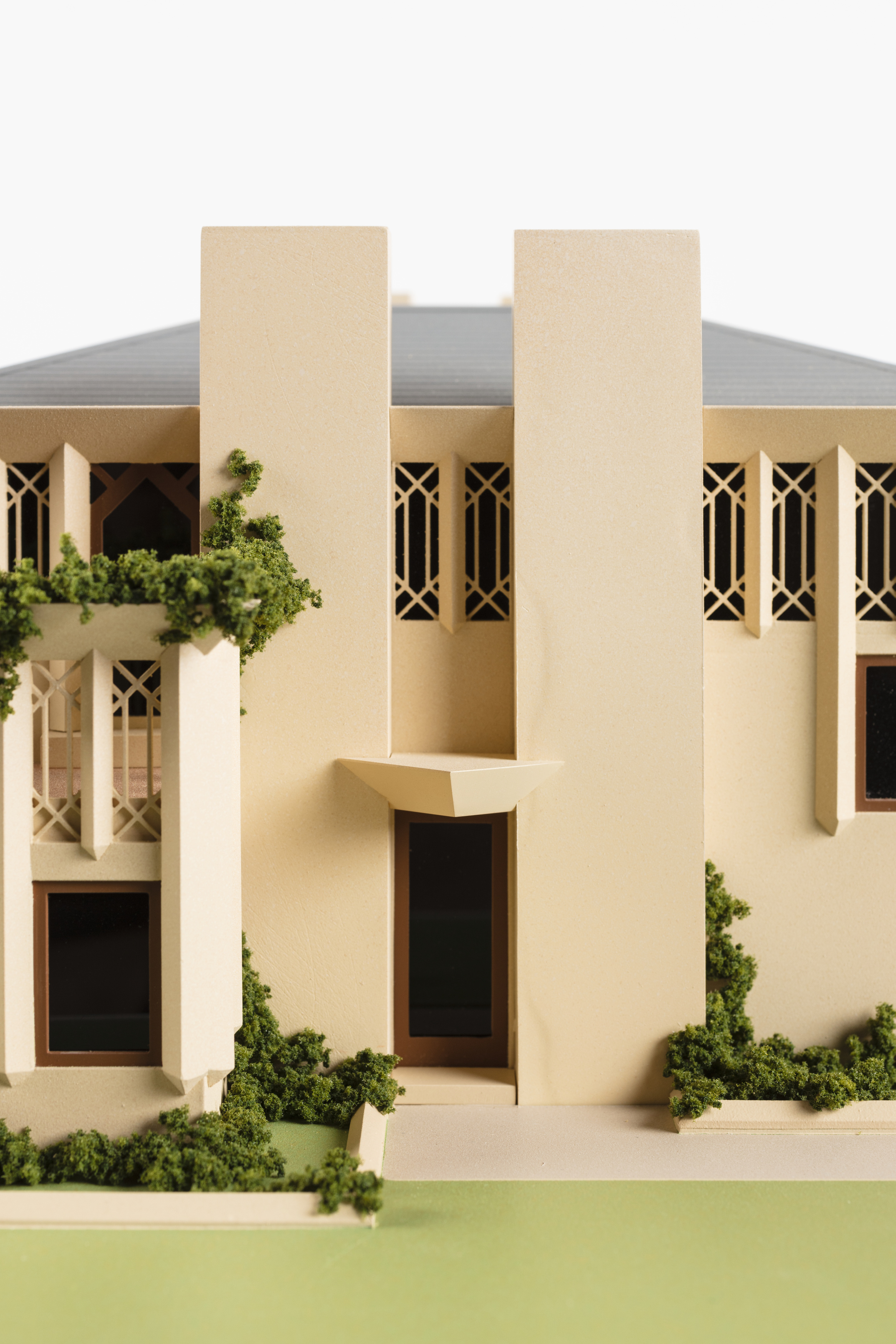 'Own House' architectural model designed by Marion Mahony and Walter Burley Griffin