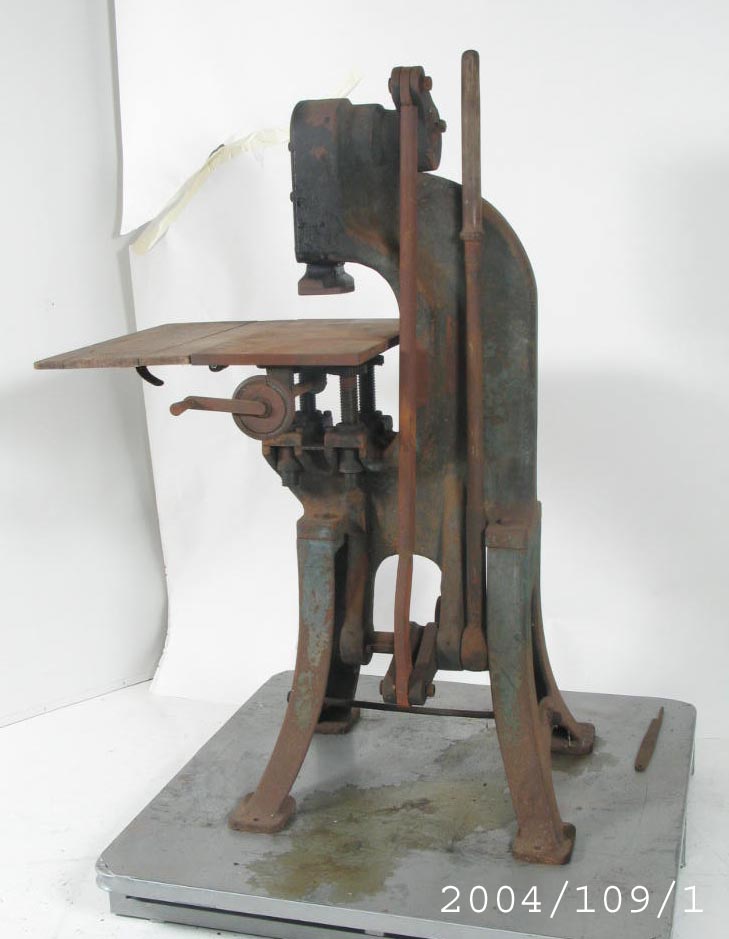 Artificial flower making equipment used by F B Frankford