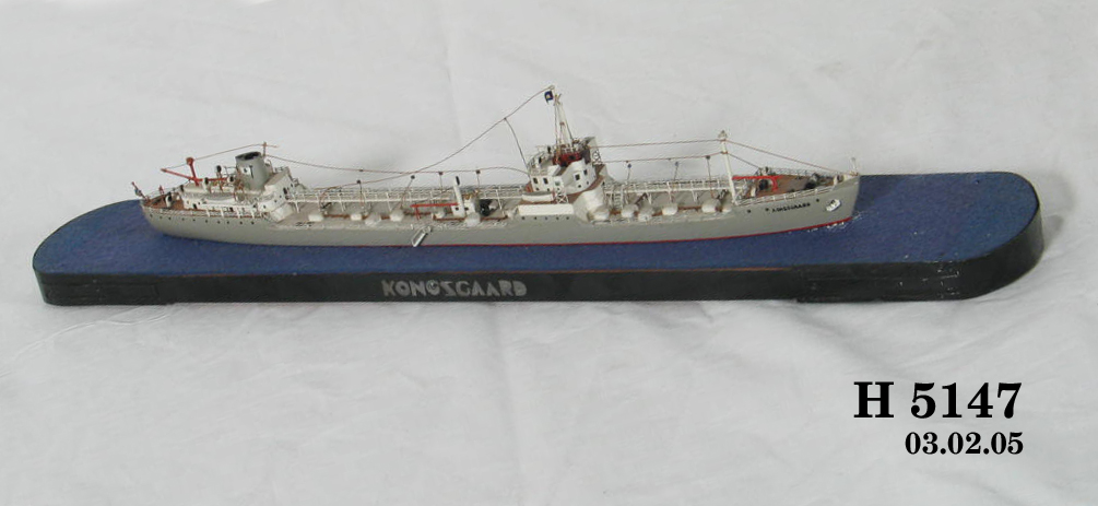 Ship model of "Kongsgaard " Motor Tanker