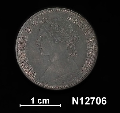 British Farthing coins