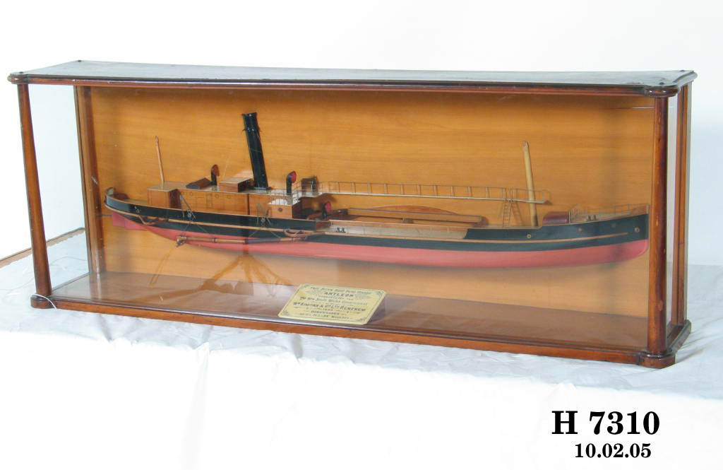 'Antleon' dredger ship model