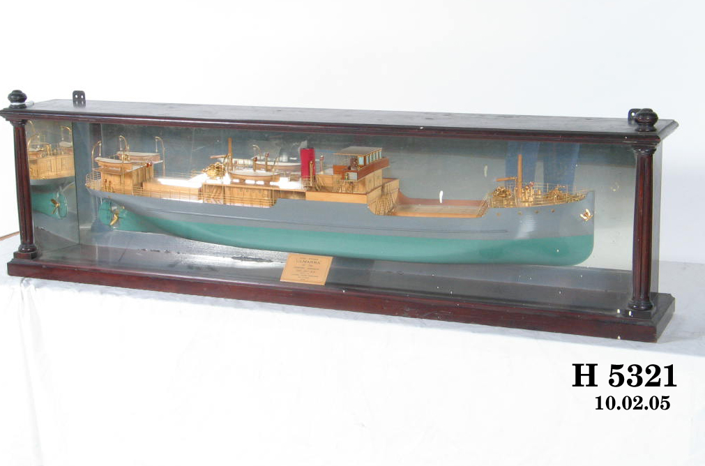 'Ulmarra' half-ship model