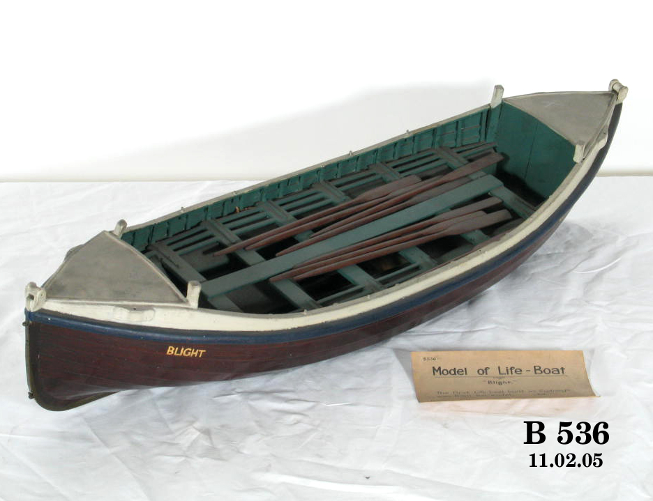 Ship model, lifeboat "Blight"