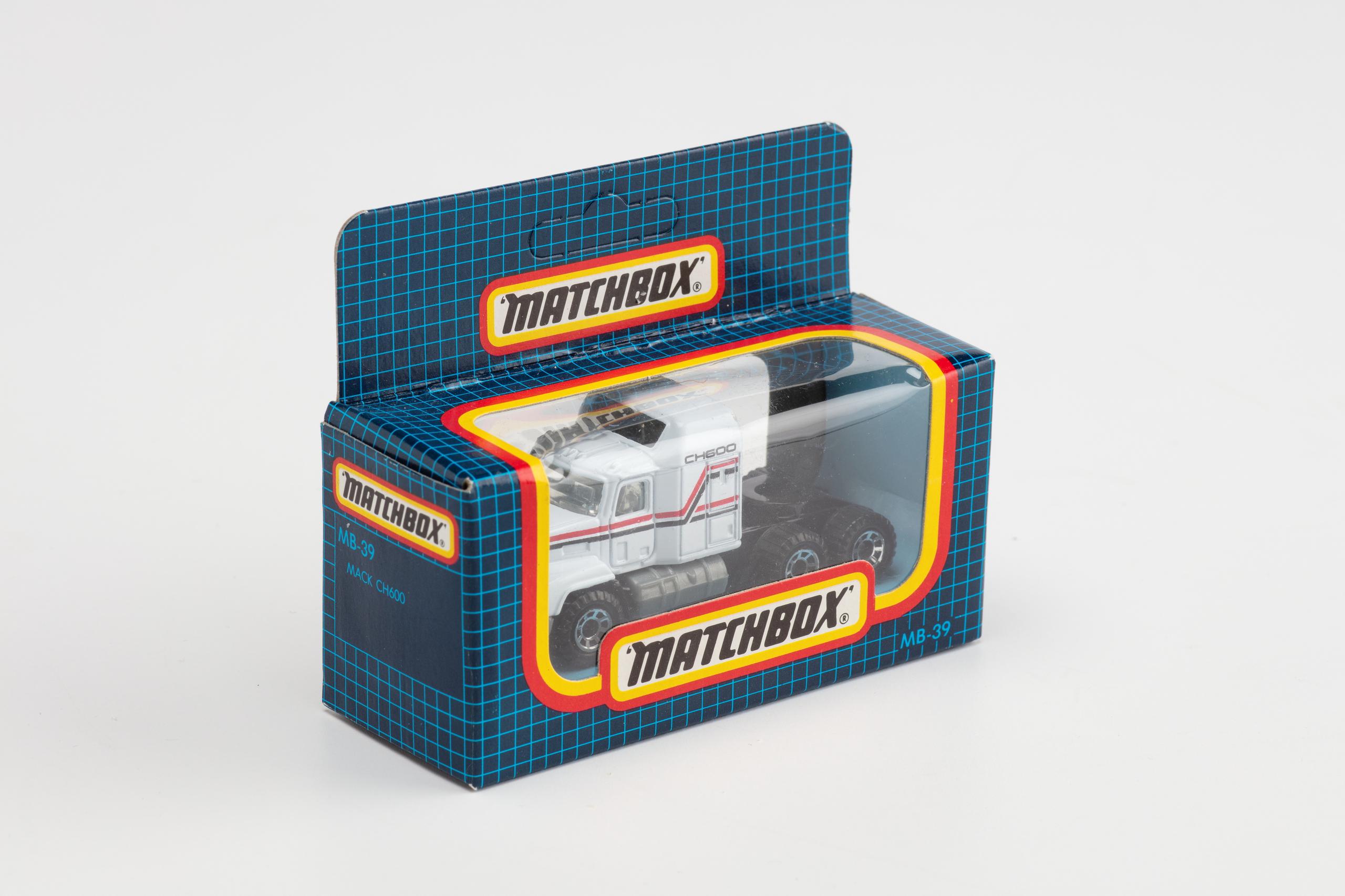 Powerhouse Collection Matchbox Mack CH600 toy truck in packaging