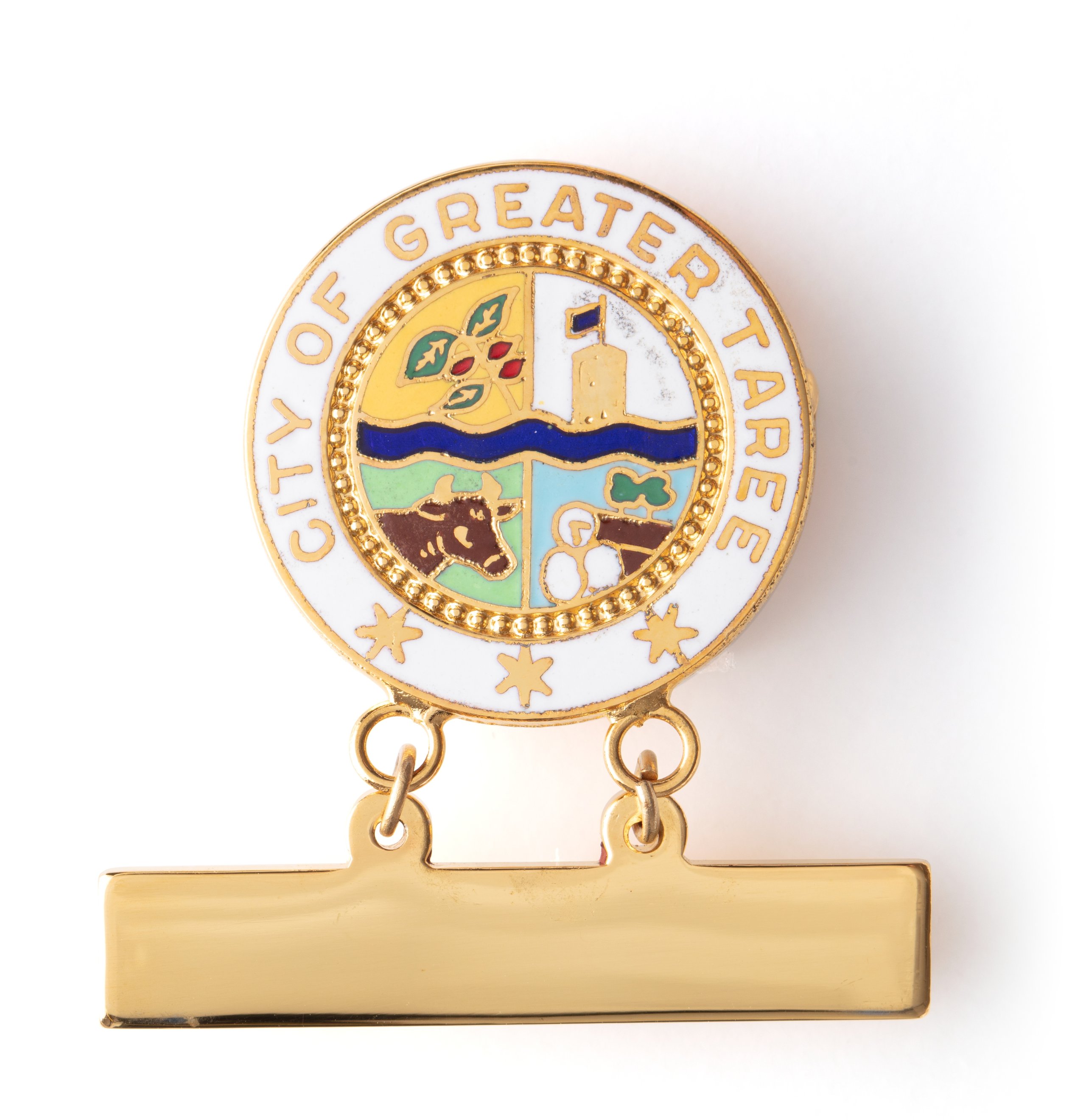 'City of Greater Taree' badge