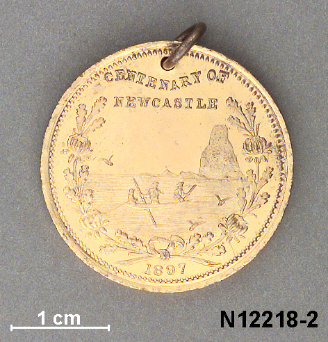Medal commemorating centenary of Newcastle NSW
