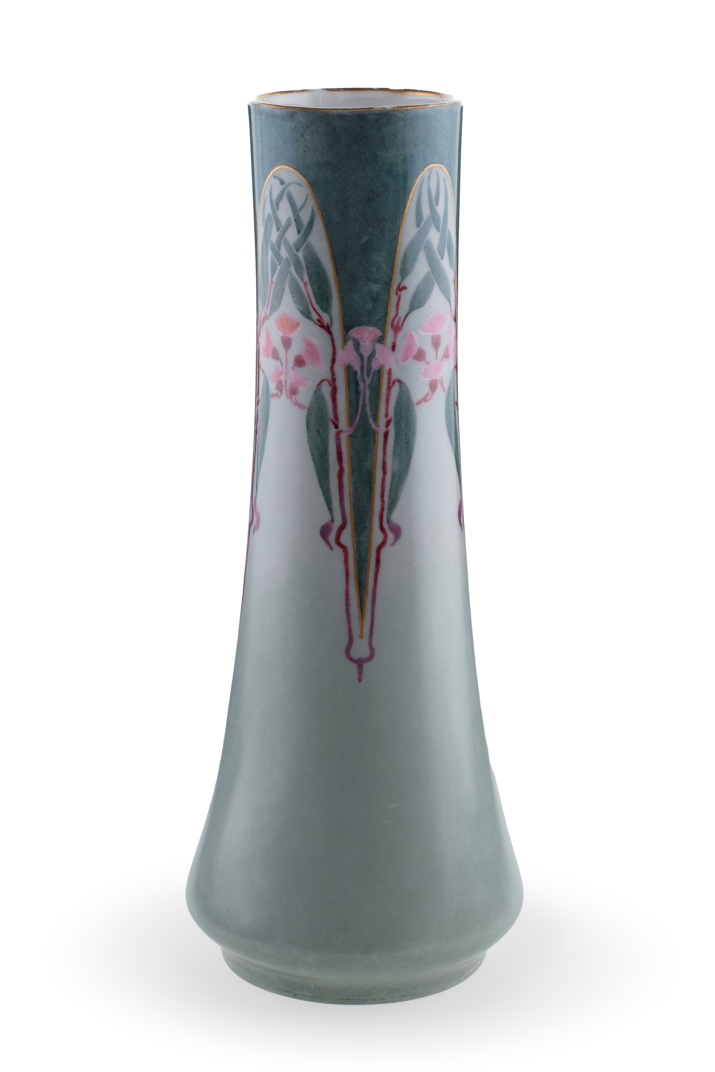 Vase handpainted by Laurence Hotham Howie