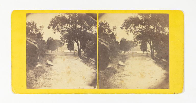 Stereograph of Macquarie Fort