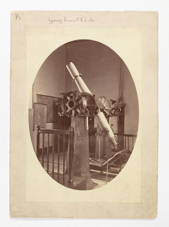 Photograph of a telescope at Sydney Observatory