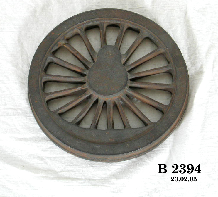 Model of locomotive wheel