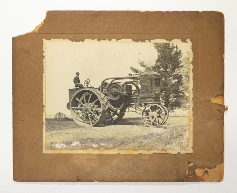 Photograph of a Rumely OilPull tractor