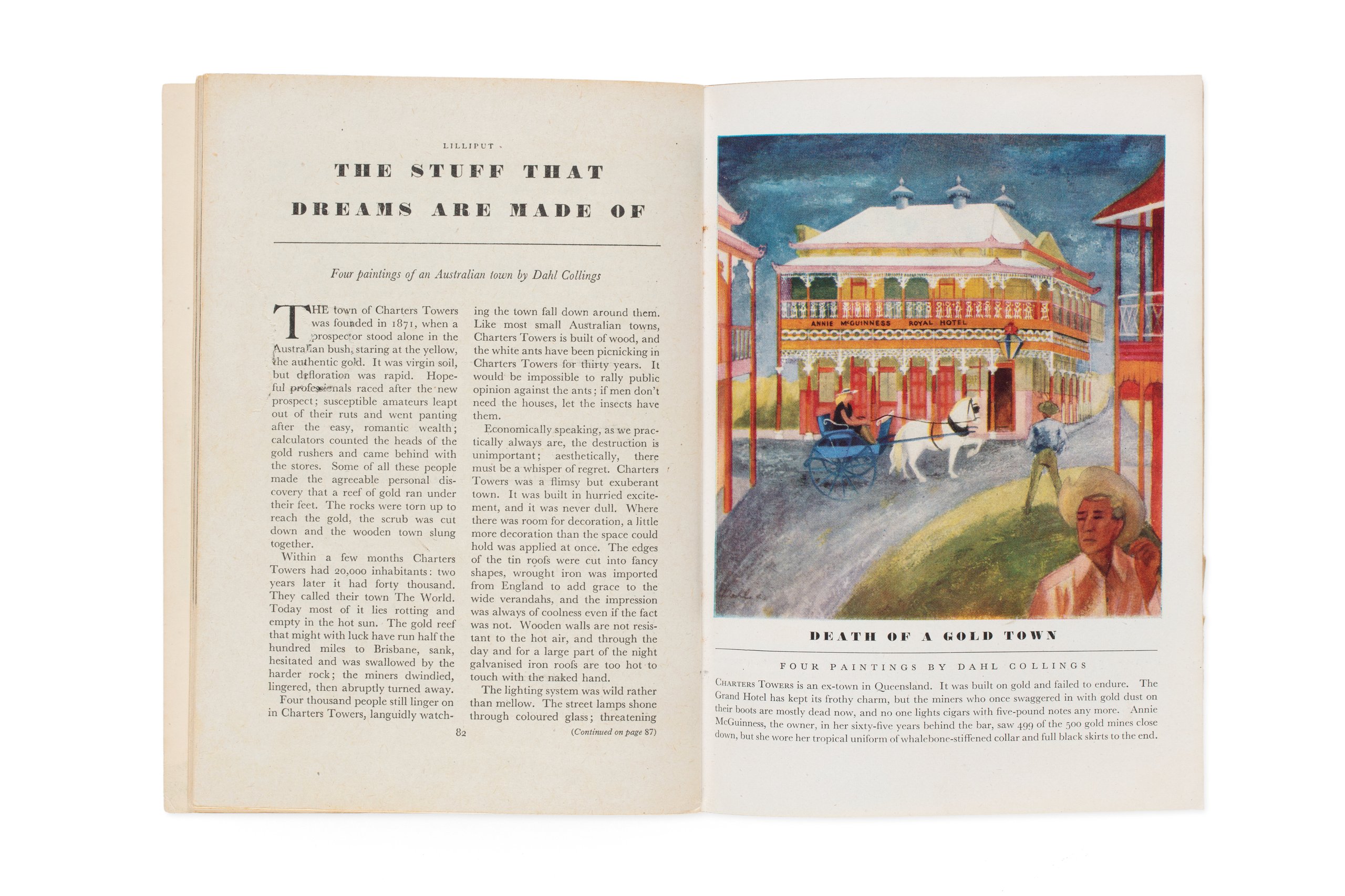 Lilliput journal featuring paintings by Dahl Collings