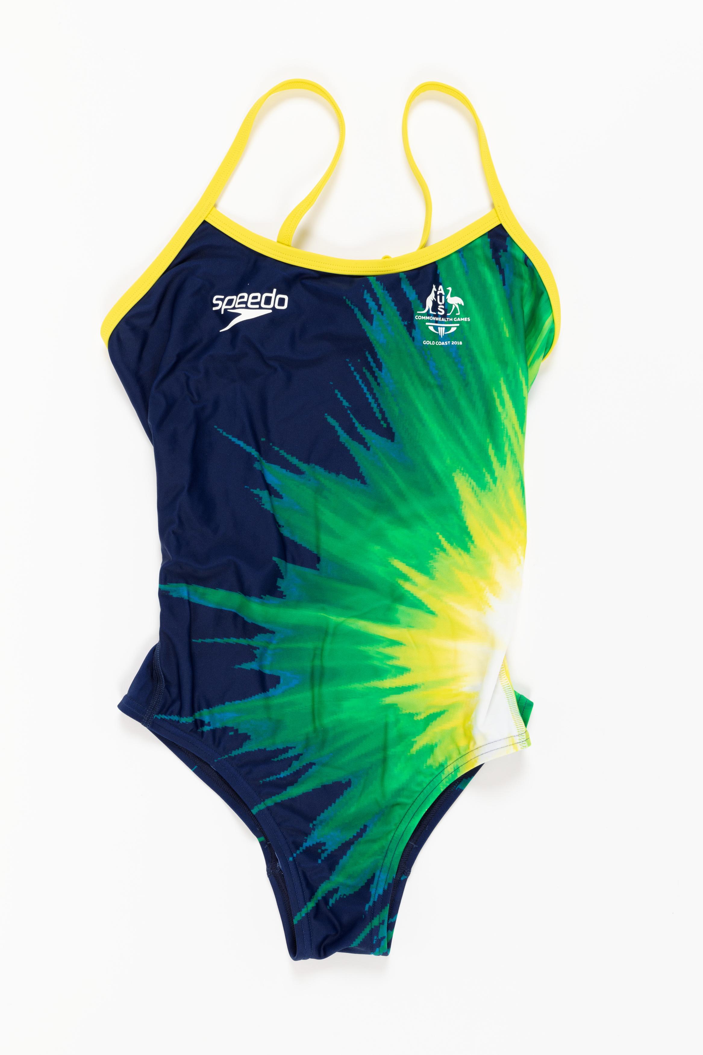 Powerhouse Collection Womens Speedo swimsuit for the Australian Commonwealth Games Swim Team