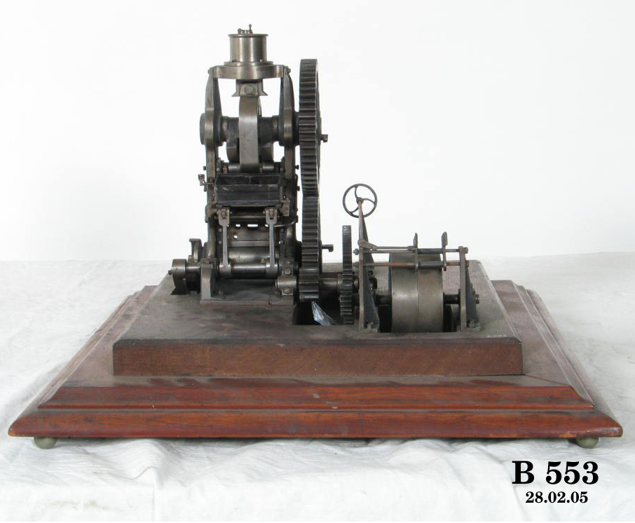 Model 'Platt' brick-press as used at Fowler's Pottery