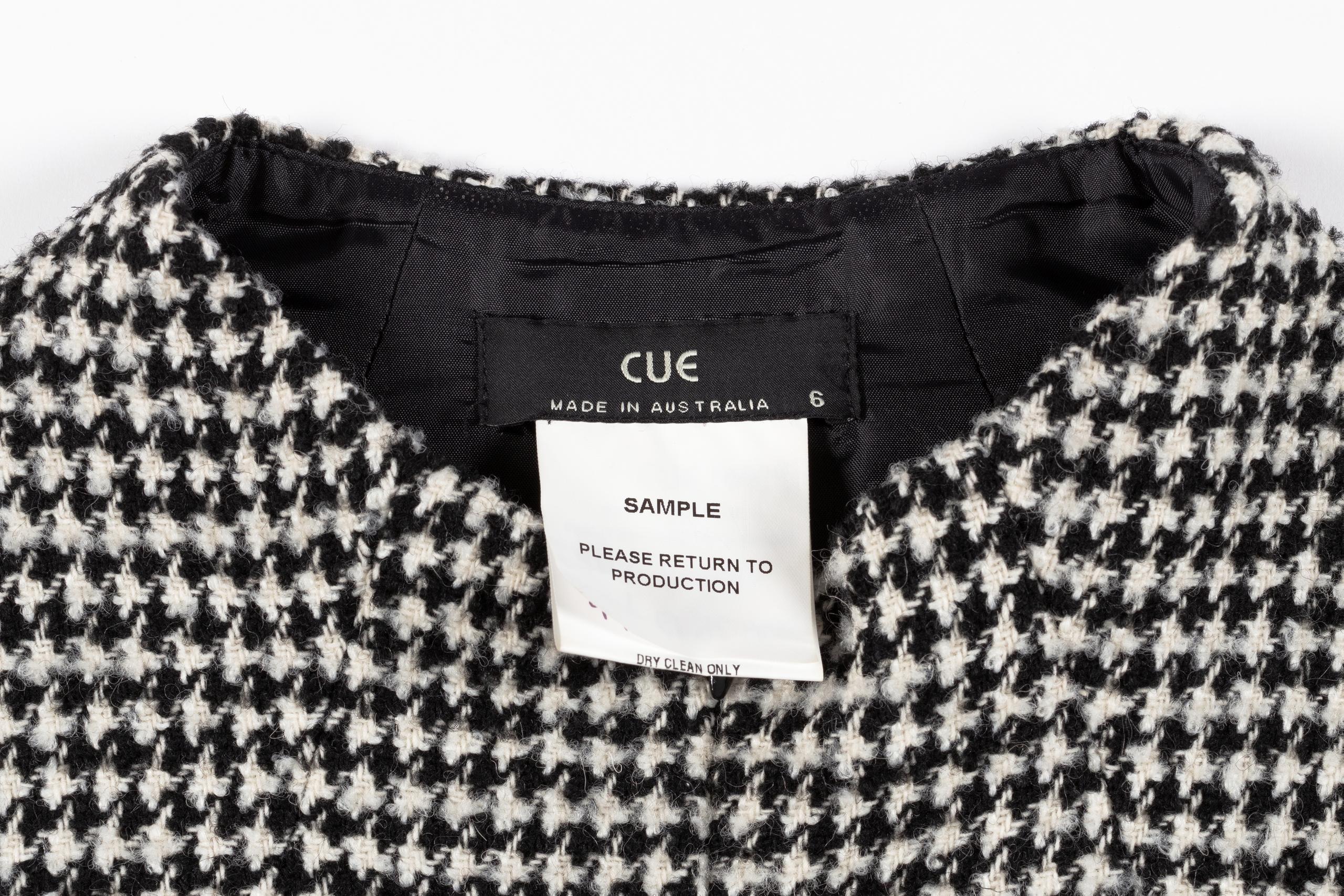 Powerhouse Collection Houndstooth dress by Cue Clothing